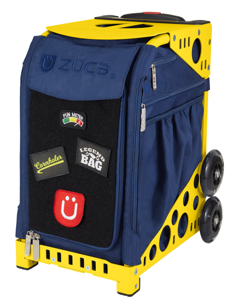 Cornhole Sport Navy - yellow