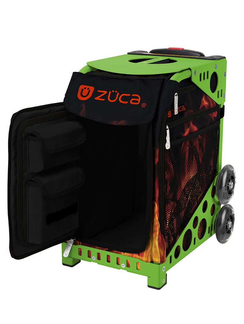 Blaze Sport - Green_frame_flashing_wheels