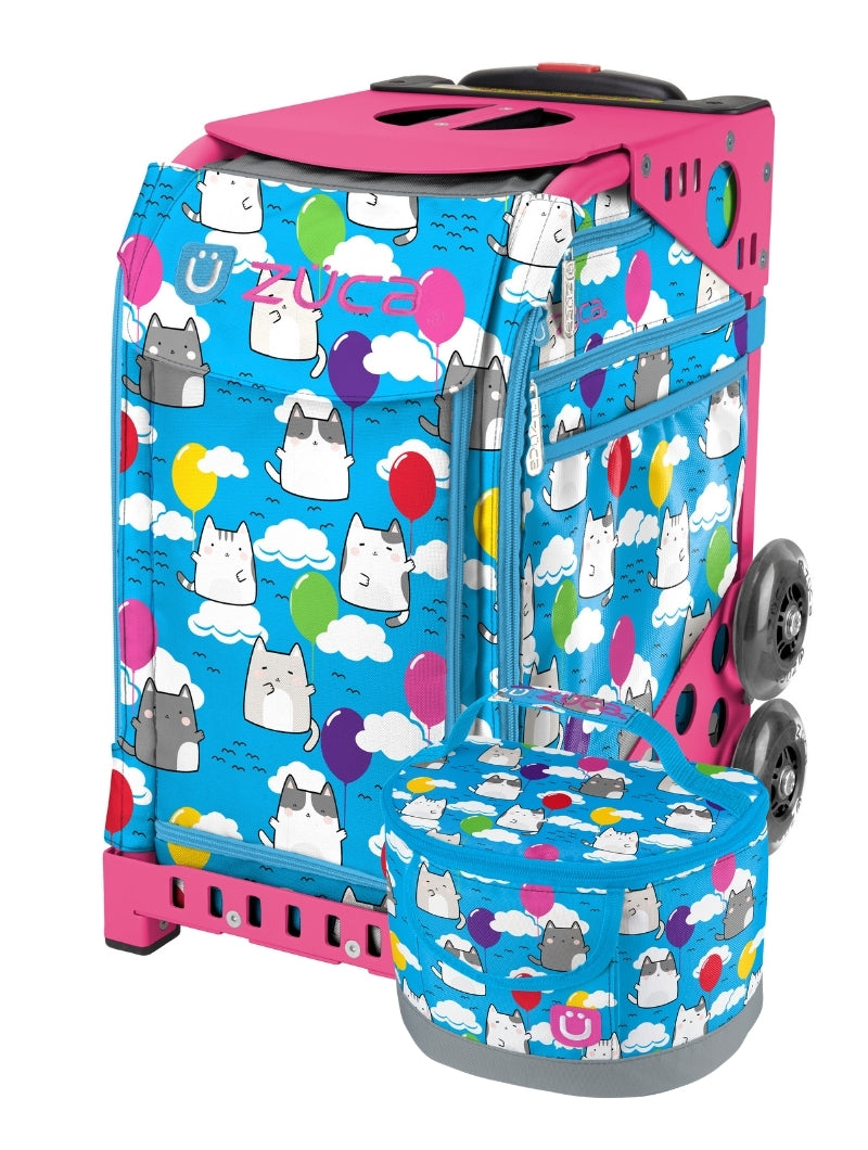 Aero Kitties Sport + Lunchbox - Pink_frame_flashing_wheels