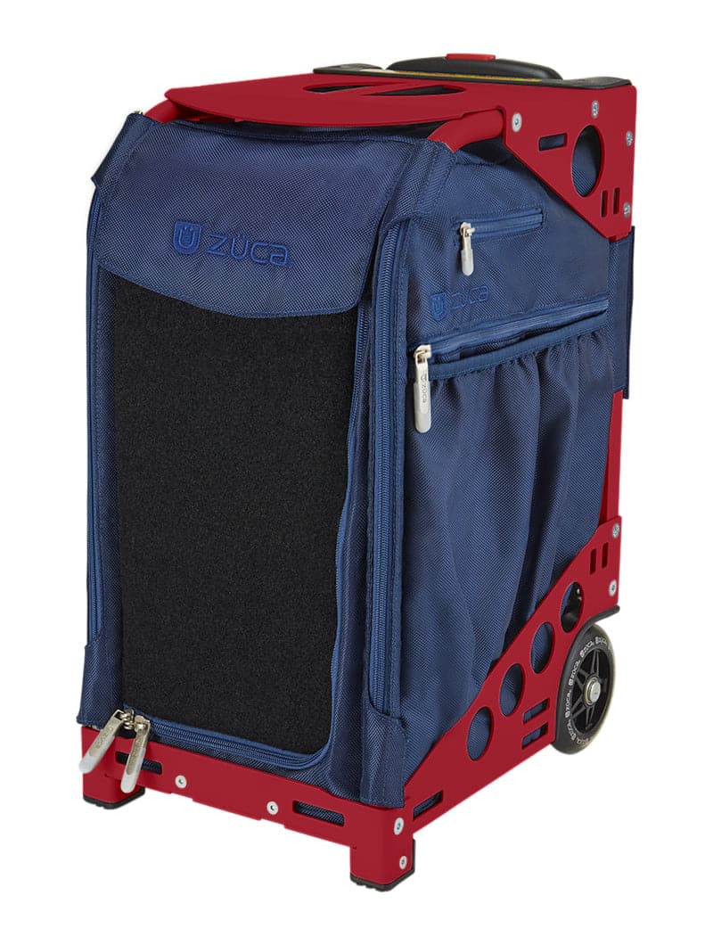 Cornhole Pro Navy - candy red