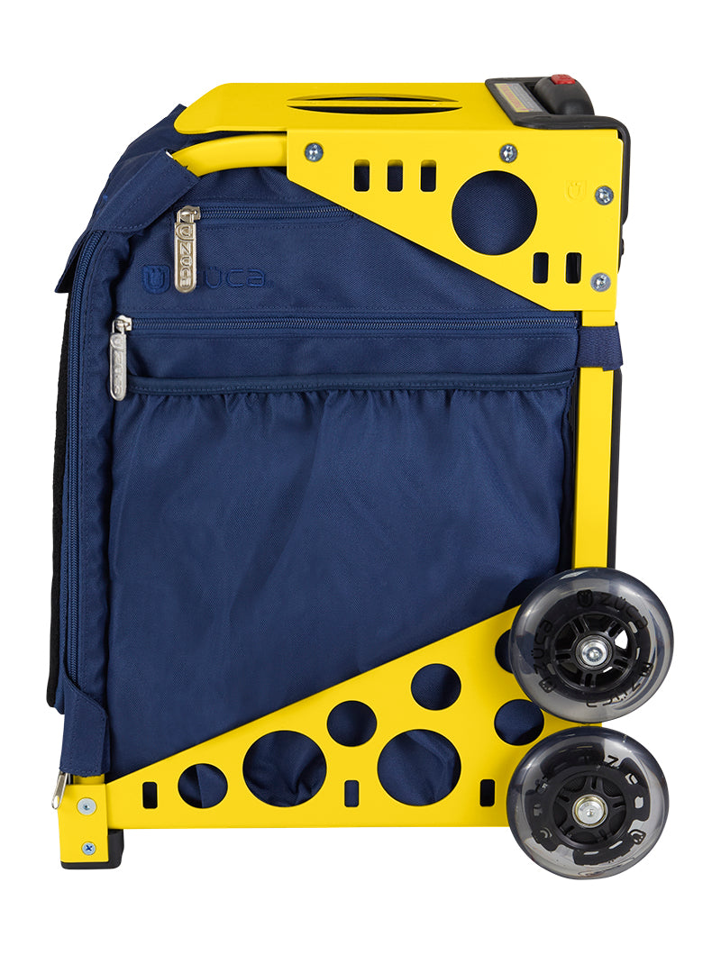 Cornhole Sport Navy - yellow