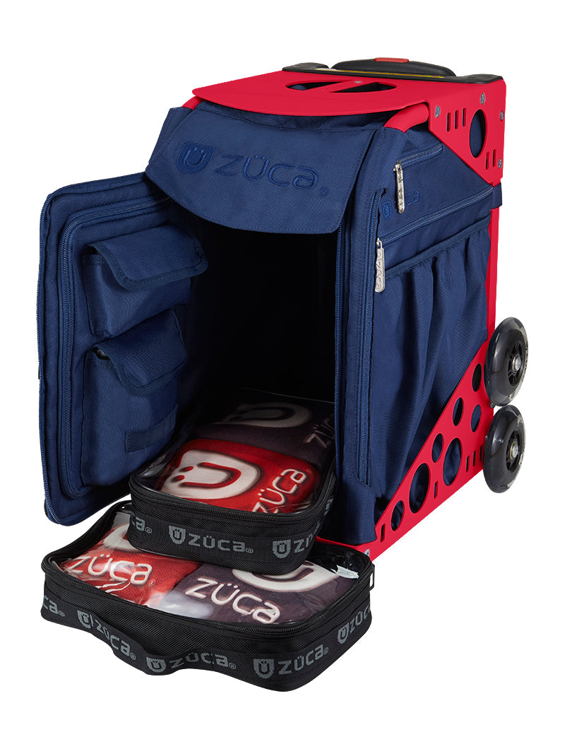 Cornhole Sport Navy - red