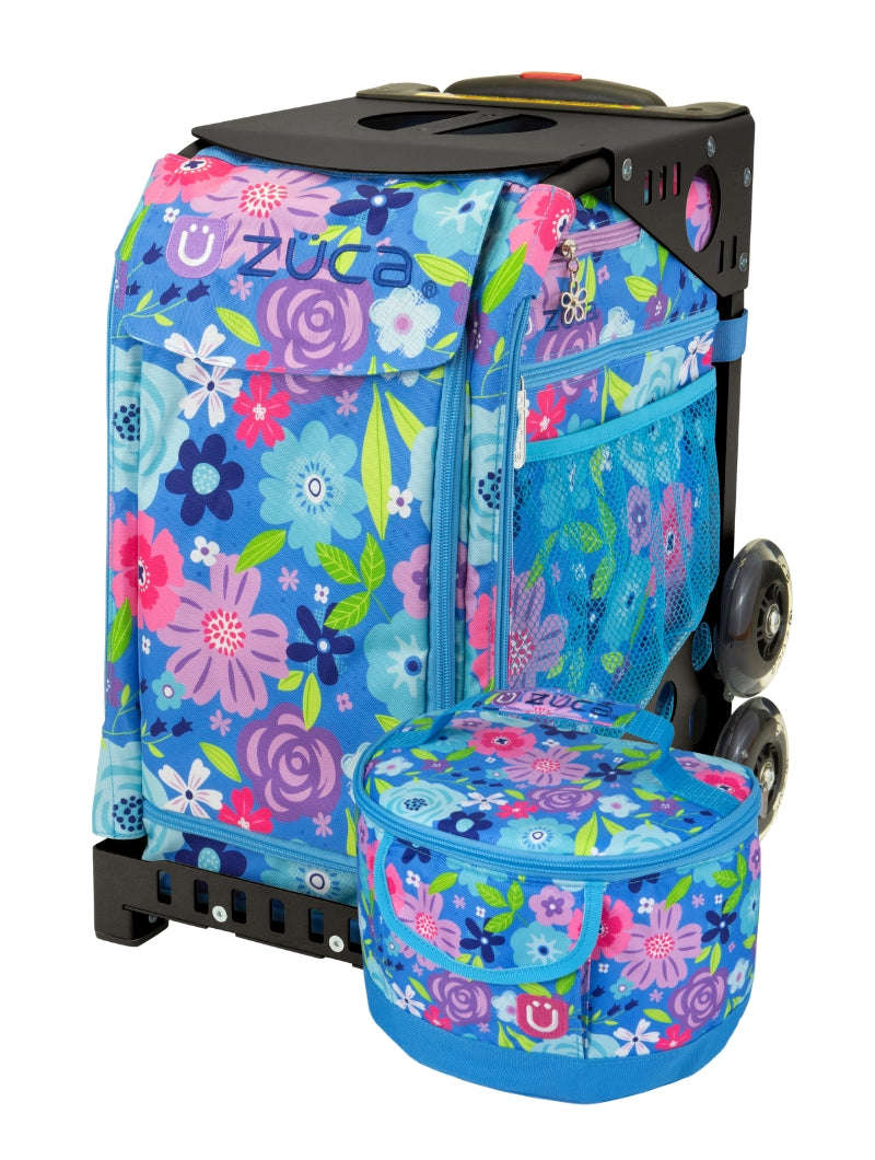 Floral Breeze Sport + Lunchbox - Black_frame_flashing_wheels