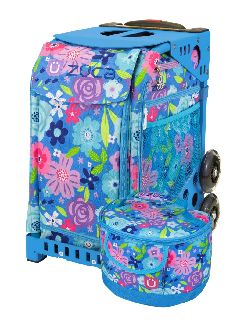 Floral Breeze Sport + Lunchbox - Blue_frame_flashing_wheels