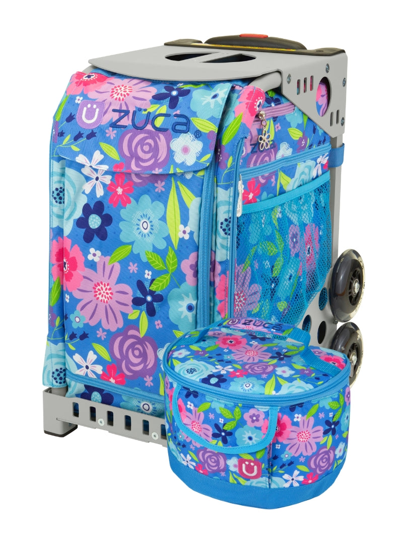 Floral Breeze Sport + Lunchbox - Gray_frame_flashing_wheels