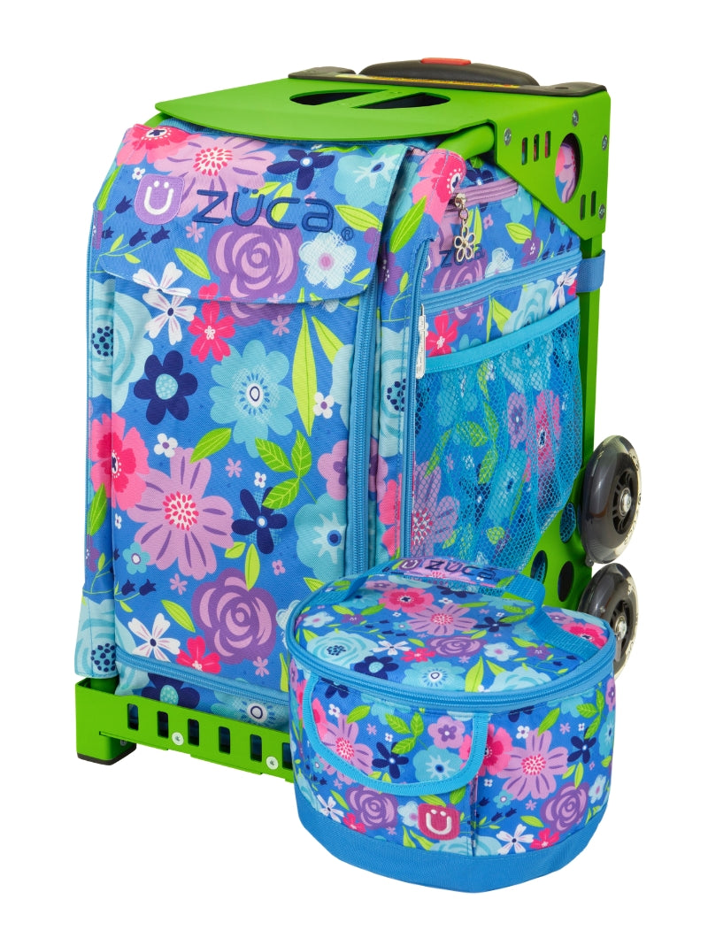 Floral Breeze Sport + Lunchbox - Green_frame_flashing_wheels