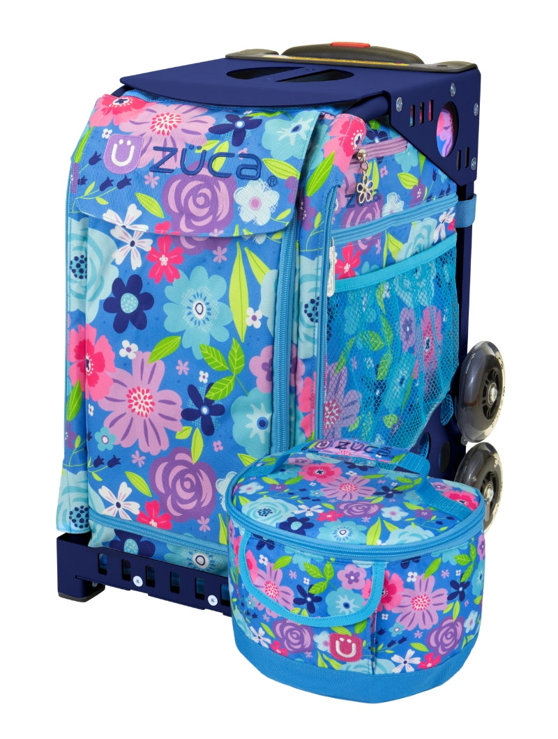 Floral Breeze Sport + Lunchbox - Navy_frame_flashing_wheels