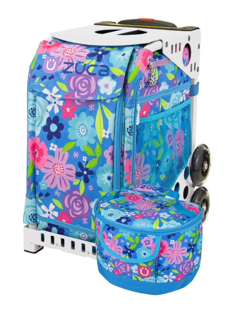 Floral Breeze Sport + Lunchbox - White_frame_flashing_wheels