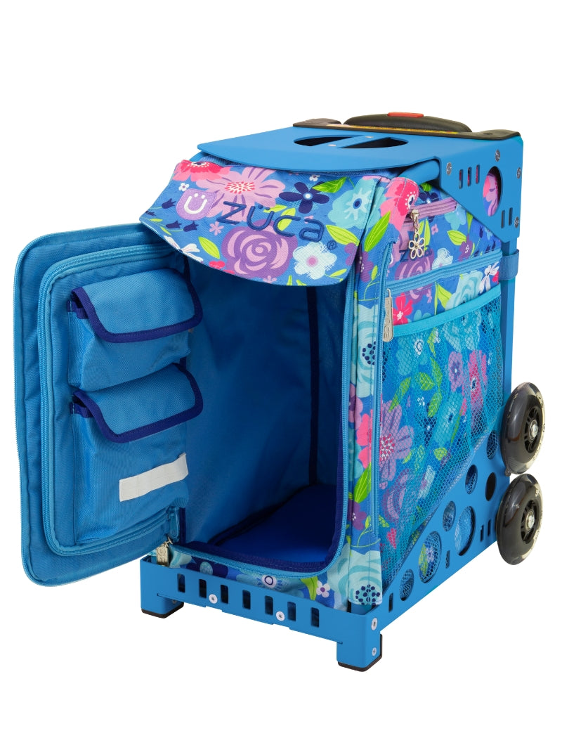 Floral Breeze Sport + Lunchbox - Blue_frame_flashing_wheels