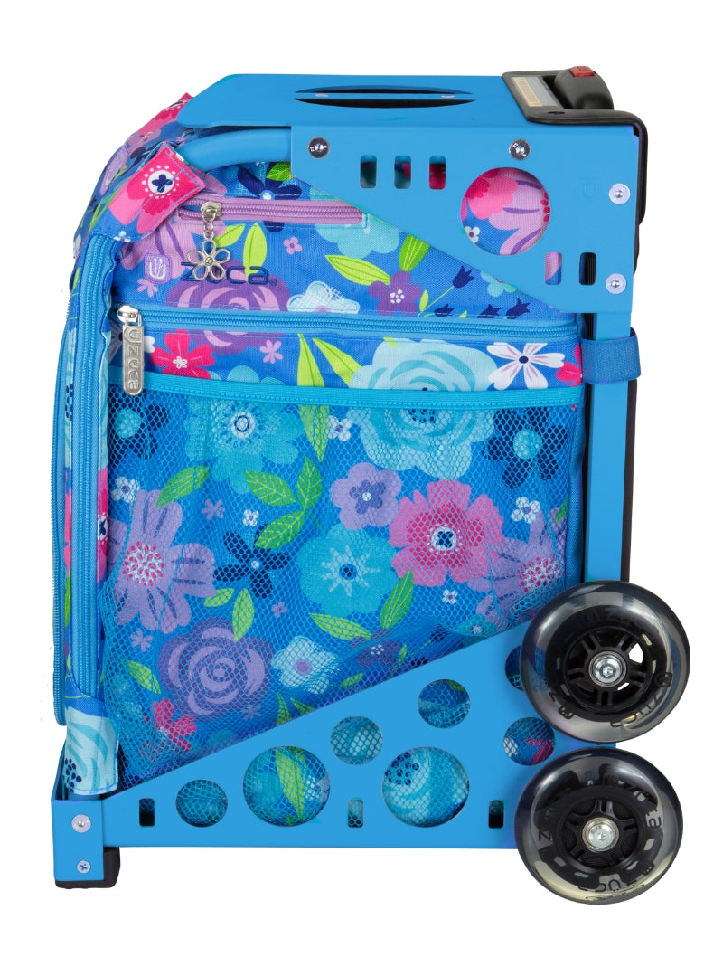 Floral Breeze Sport + Lunchbox - Blue_frame_flashing_wheels