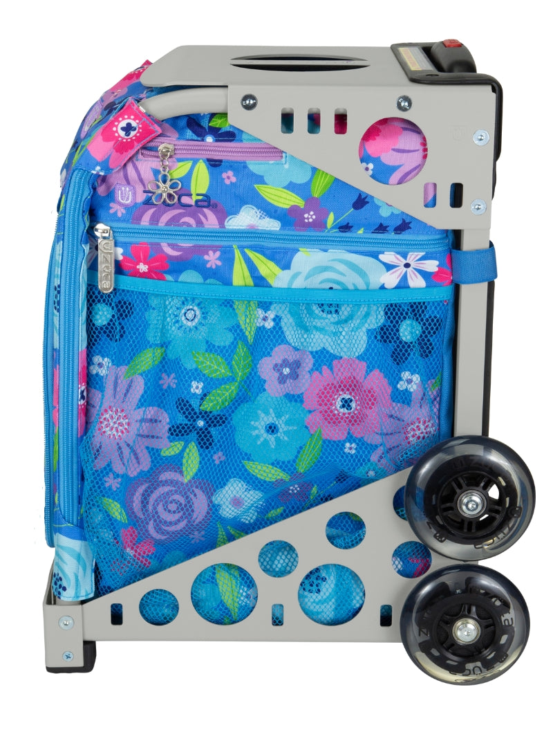 Floral Breeze Sport + Lunchbox - Gray_frame_flashing_wheels