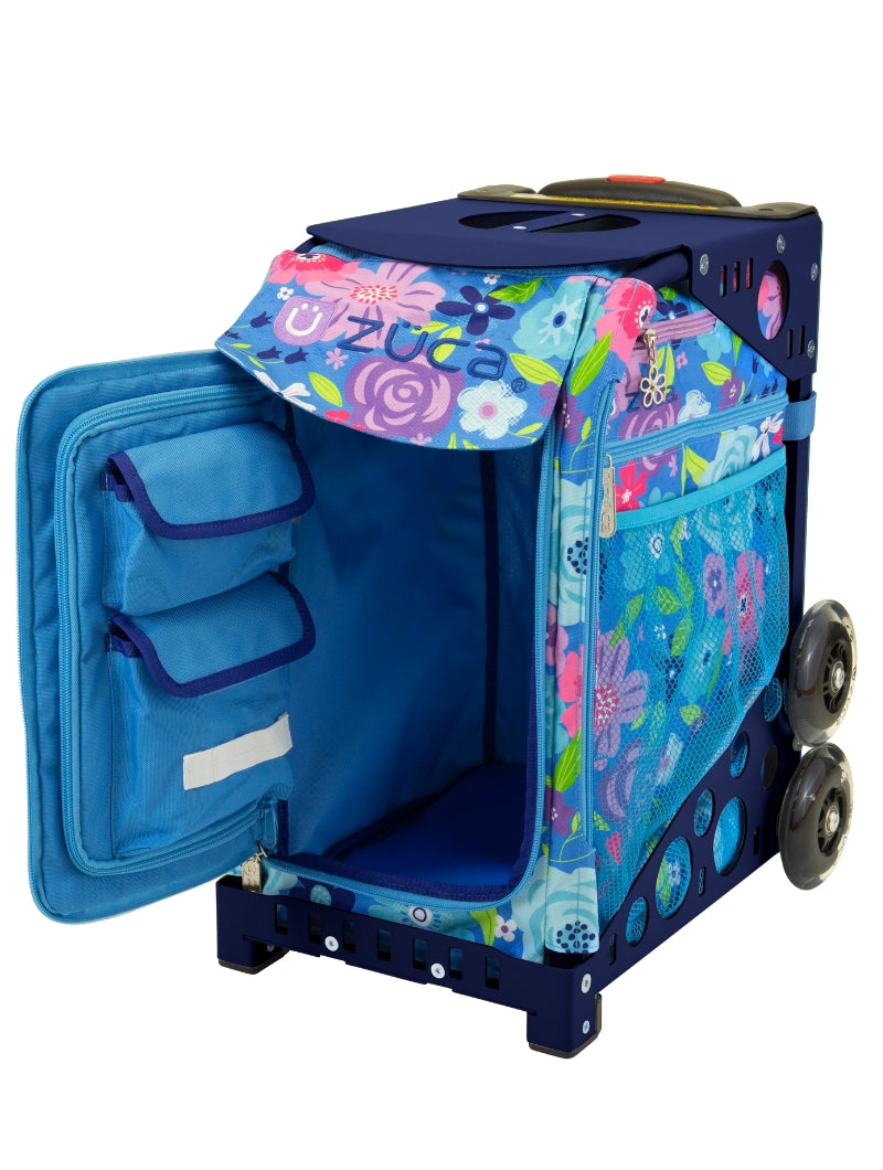 Floral Breeze Sport + Lunchbox - Navy_frame_flashing_wheels