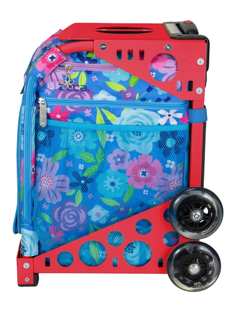 Floral Breeze Sport + Lunchbox - Red_frame_flashing_wheels