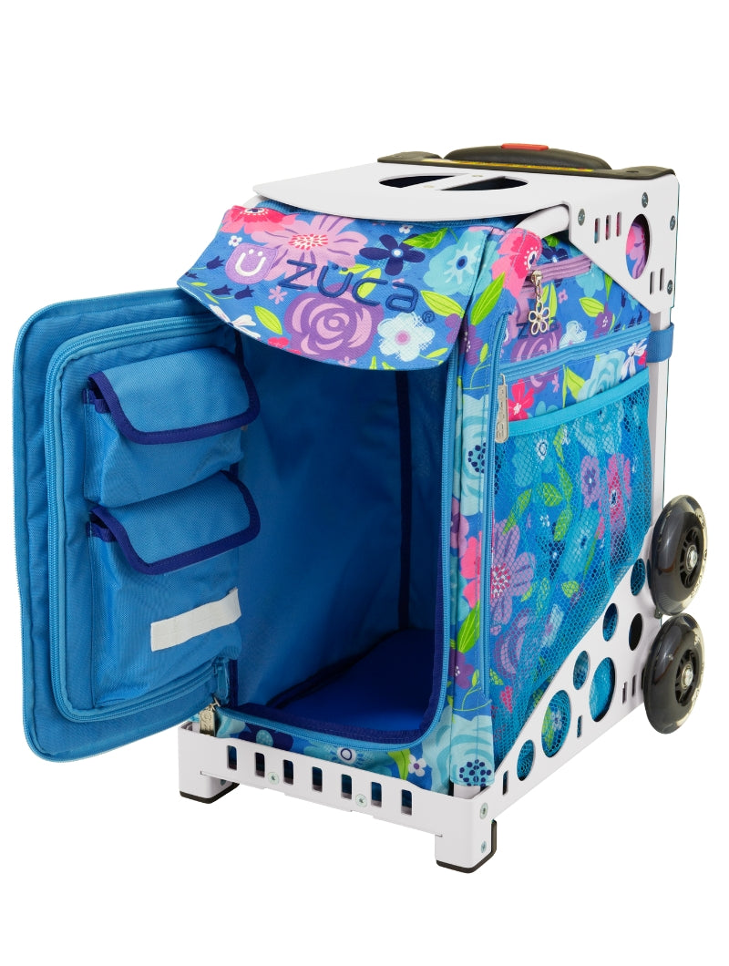 Floral Breeze Sport + Lunchbox - White_frame_flashing_wheels