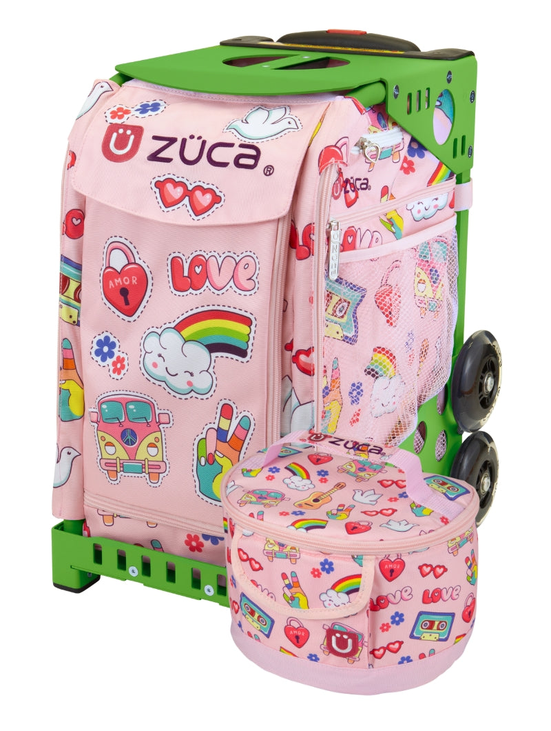 Groovy Vibes Sport + Lunchbox - Green_frame_flashing_wheels