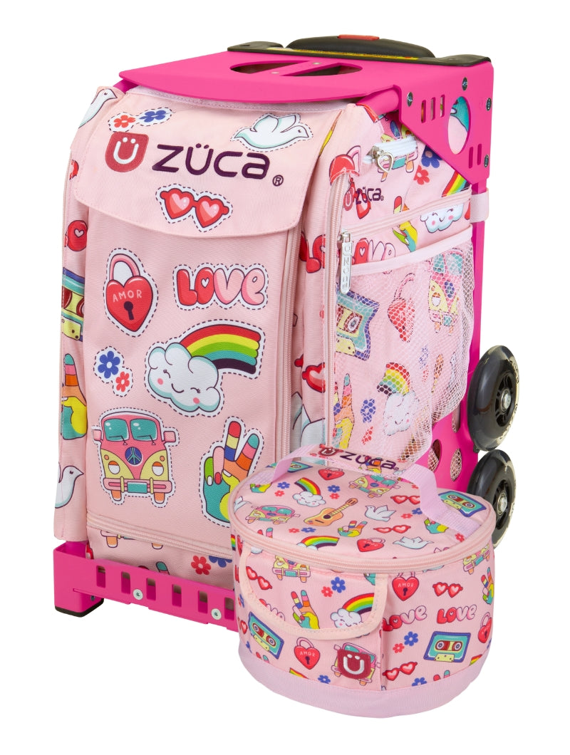 Groovy Vibes Sport + Lunchbox - Pink_frame_flashing_wheels