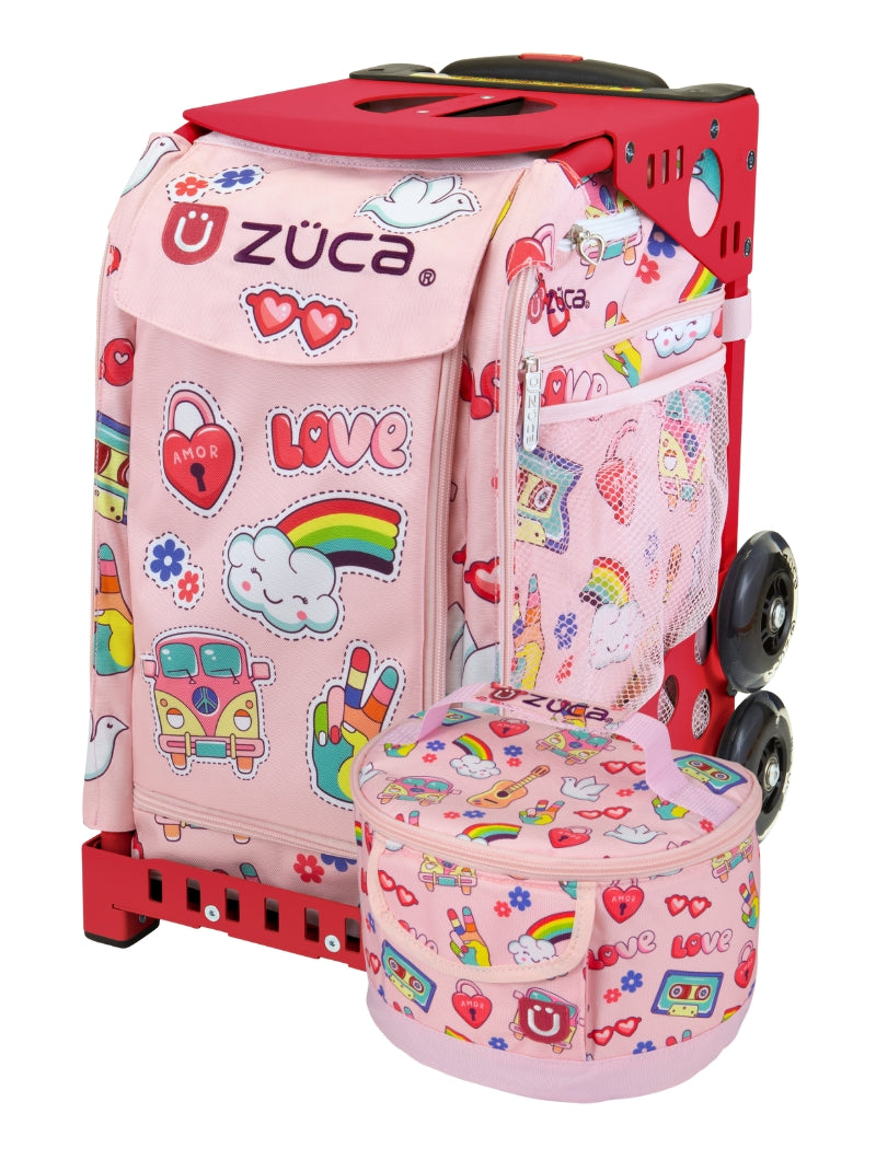 Groovy Vibes Sport + Lunchbox - Red_frame_flashing_wheels