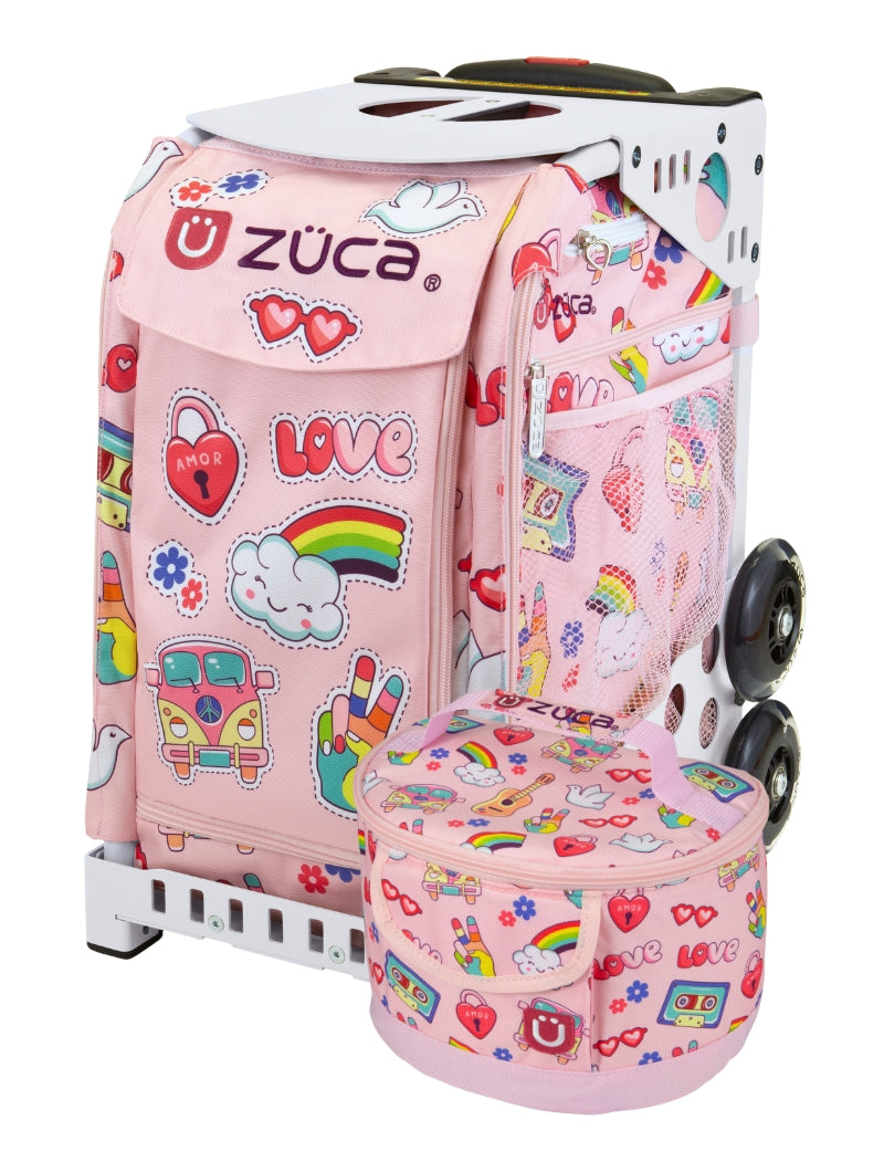 Groovy Vibes Sport + Lunchbox - White_frame_flashing_wheels