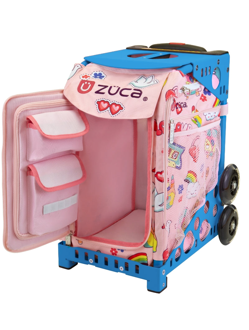 Groovy Vibes Sport + Lunchbox - Blue_frame_flashing_wheels