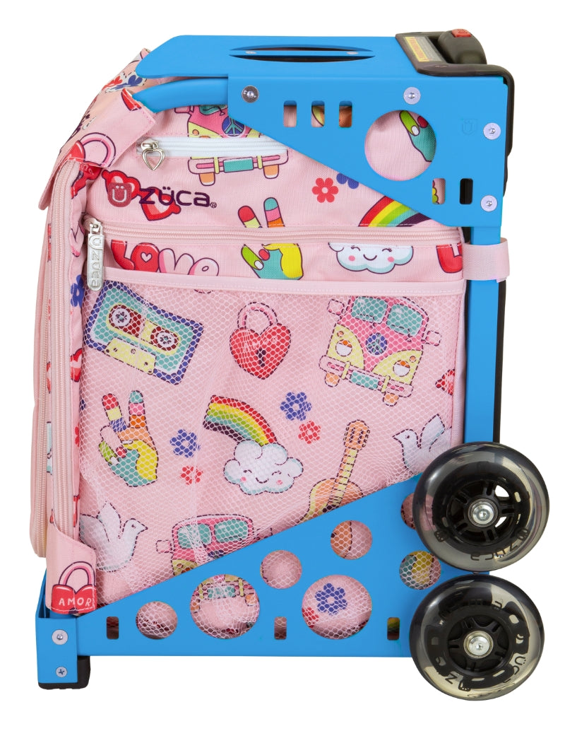 Groovy Vibes Sport + Lunchbox - Blue_frame_flashing_wheels