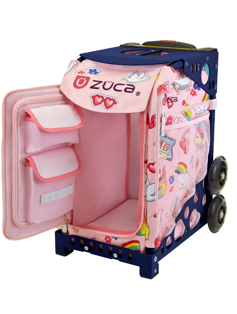 Groovy Vibes Sport + Lunchbox - Navy_frame_flashing_wheels