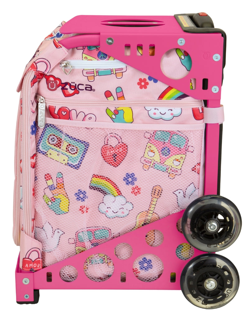 Groovy Vibes Sport + Lunchbox - Pink_frame_flashing_wheels