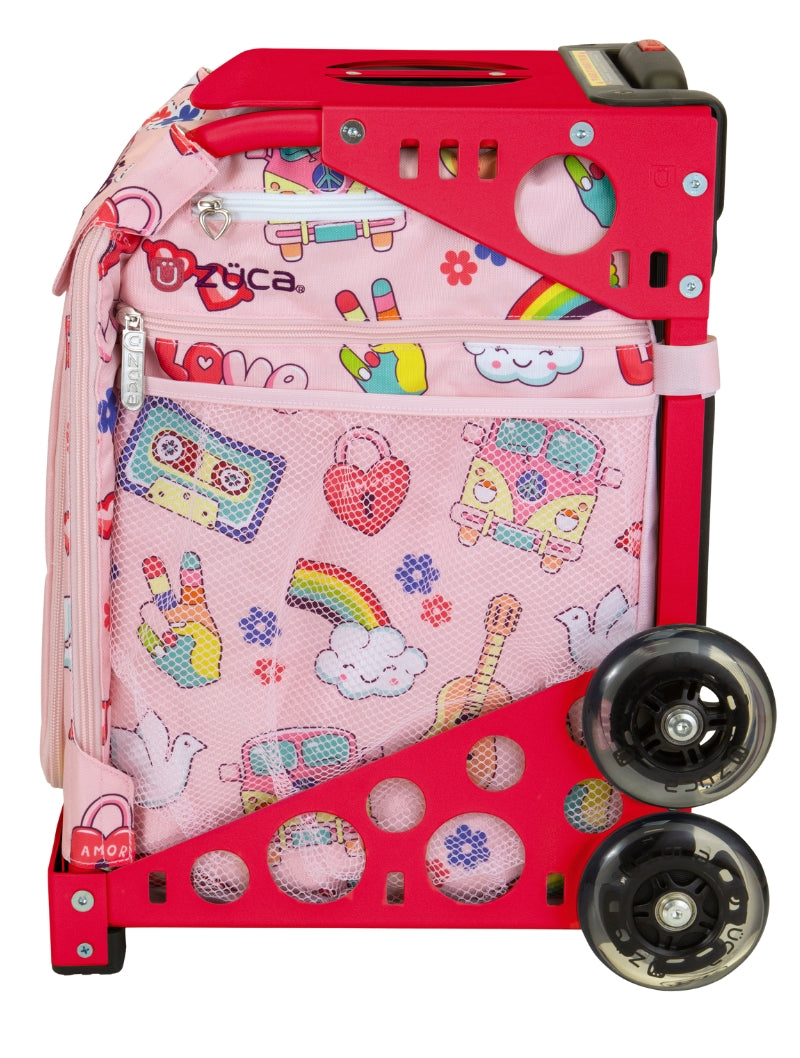 Groovy Vibes Sport + Lunchbox - Red_frame_flashing_wheels