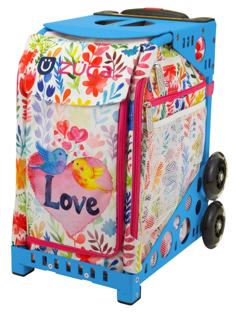 Love Birds Sport - Blue_frame_flashing_wheels