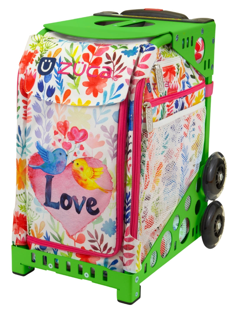 Love Birds Sport - Green_frame_flashing_wheels
