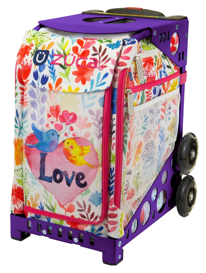 Love Birds Sport - Purple_frame_flashing_wheels