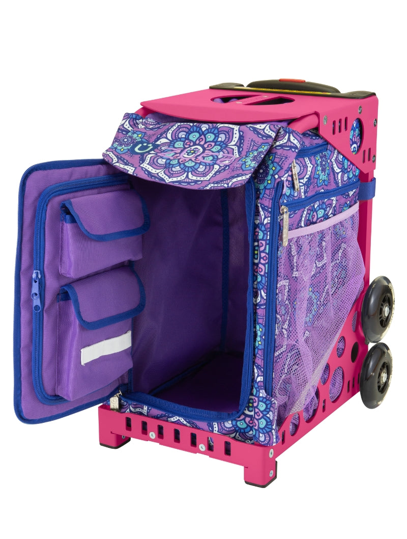 Mandala Sport - Pink_frame_flashing_wheels
