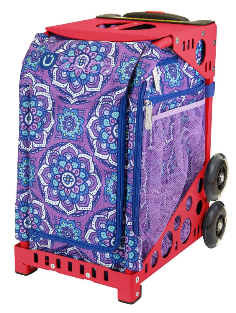 Mandala Sport - Red_frame_flashing_wheels
