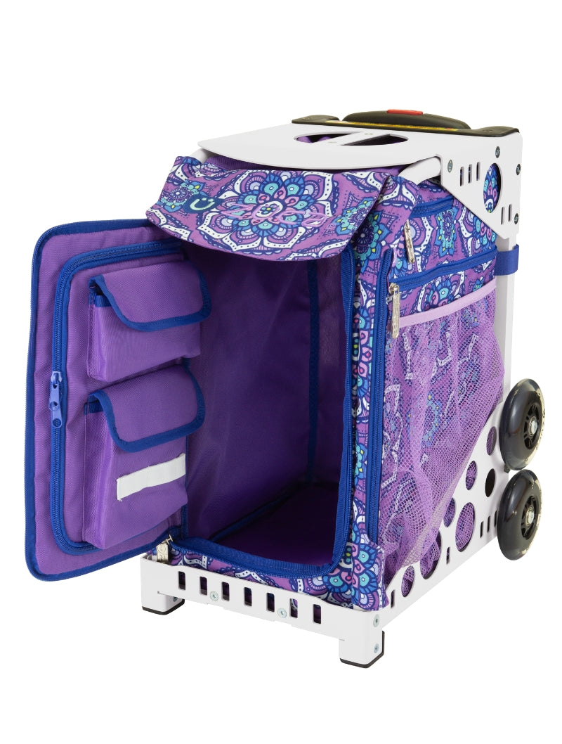 Mandala Sport - White_frame_flashing_wheels