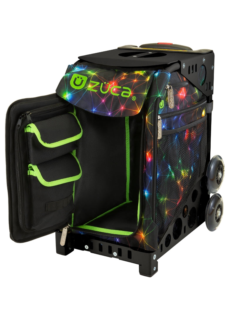Neon Spark Sport + Lunchbox - Black_frame_flashing_wheels