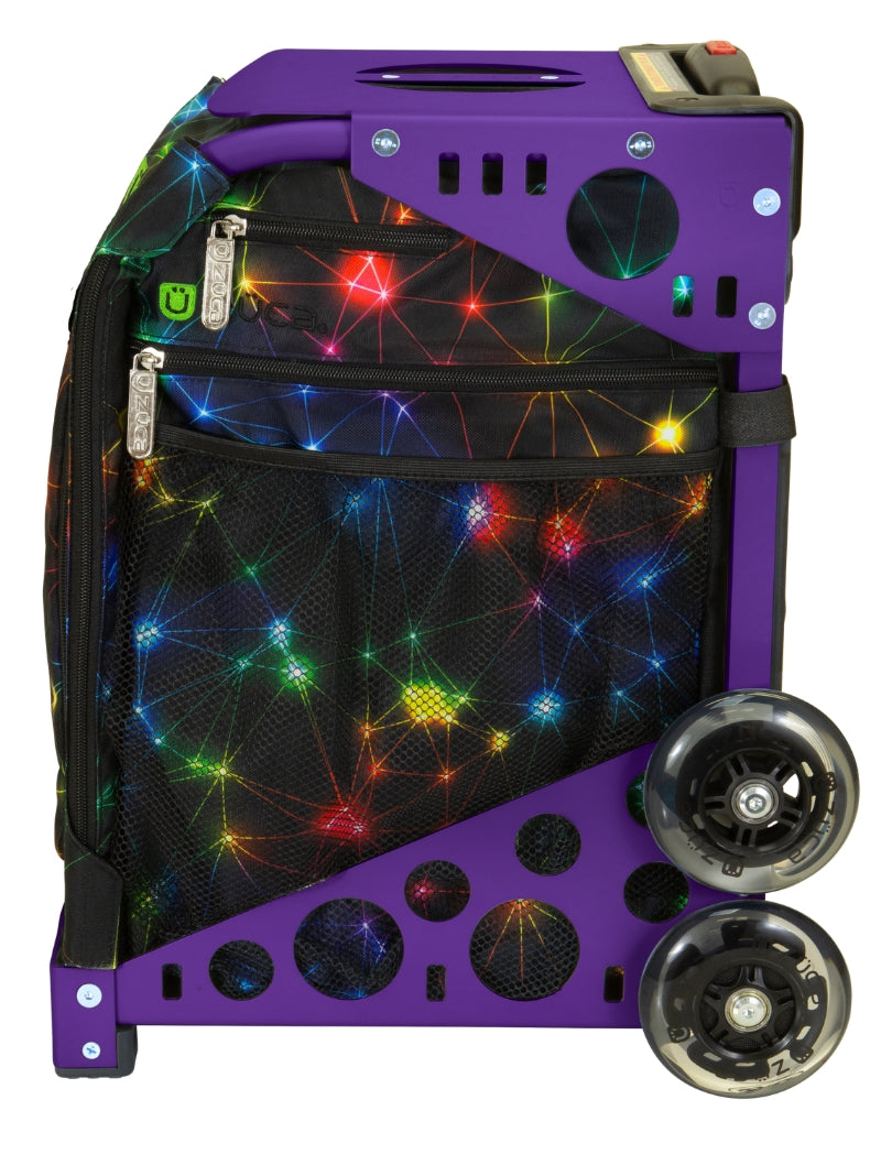 Neon Spark Sport + Lunchbox - Purple_frame_flashing_wheels