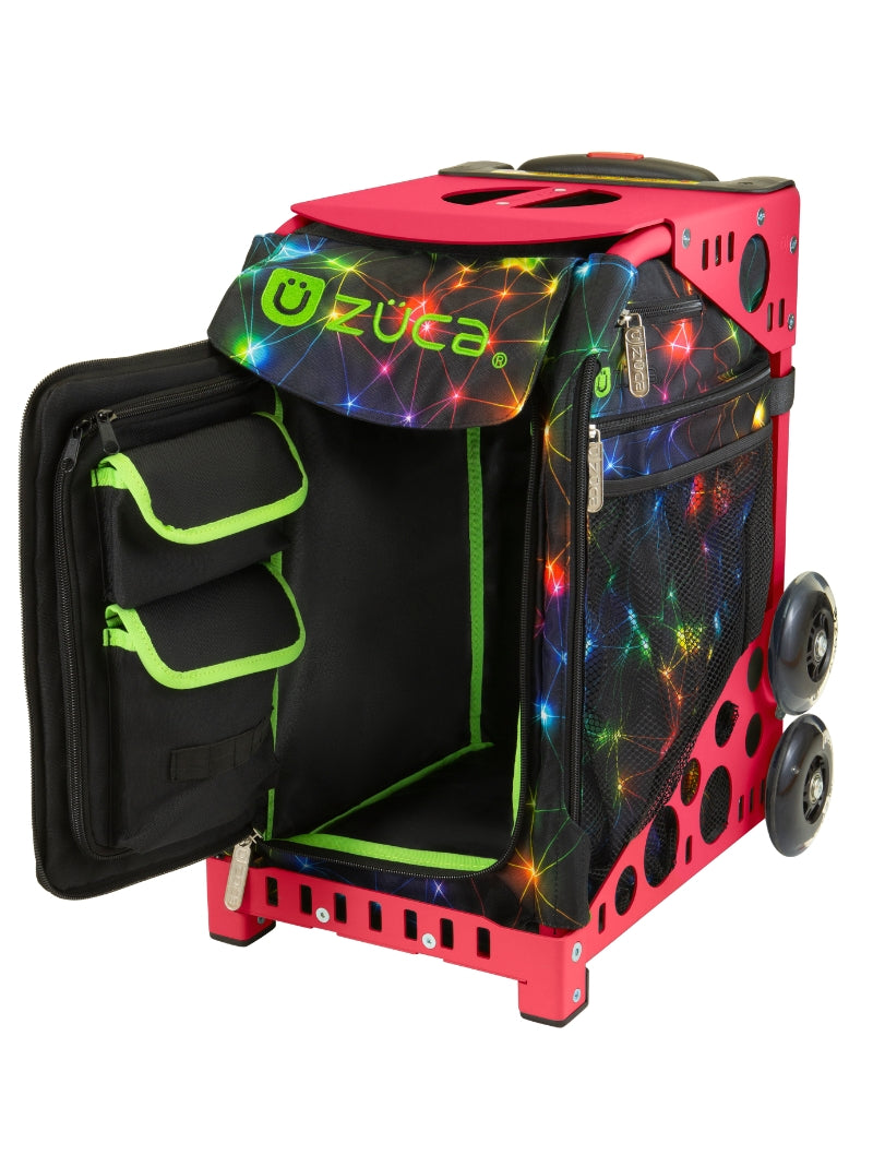 Neon Spark Sport + Lunchbox - Red_frame_flashing_wheels