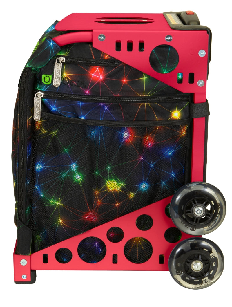 Neon Spark Sport + Lunchbox - Red_frame_flashing_wheels