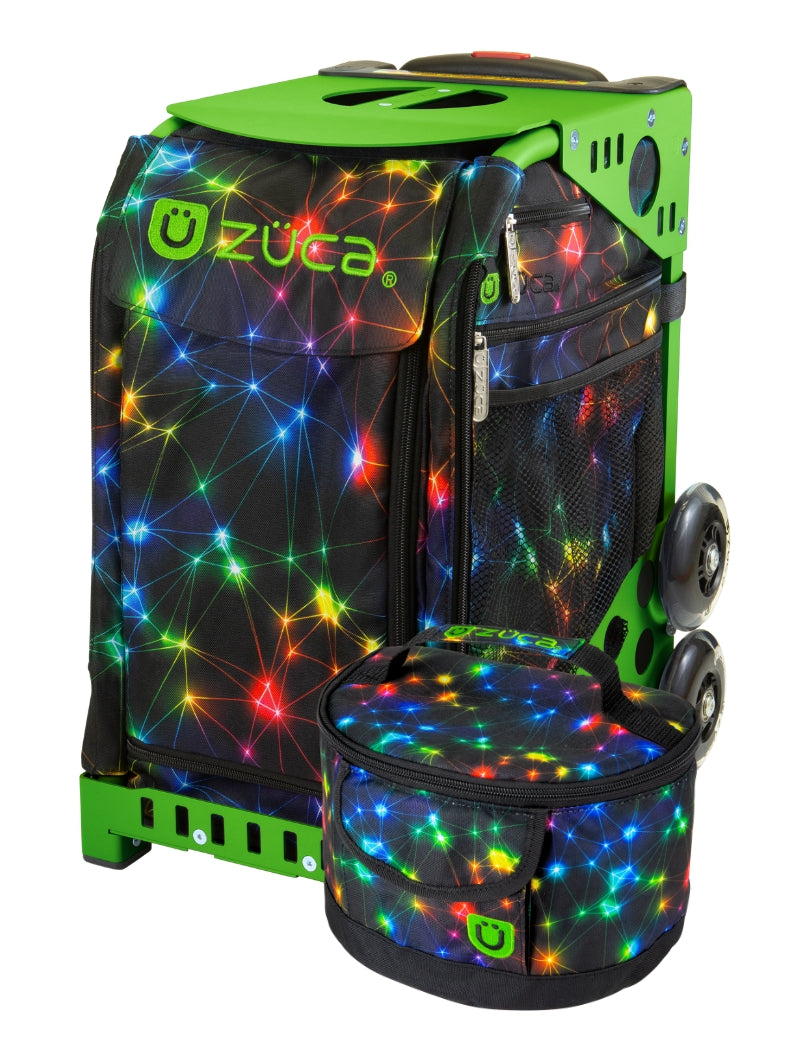 Neon Spark Sport + Lunchbox - Green_frame_flashing_wheels