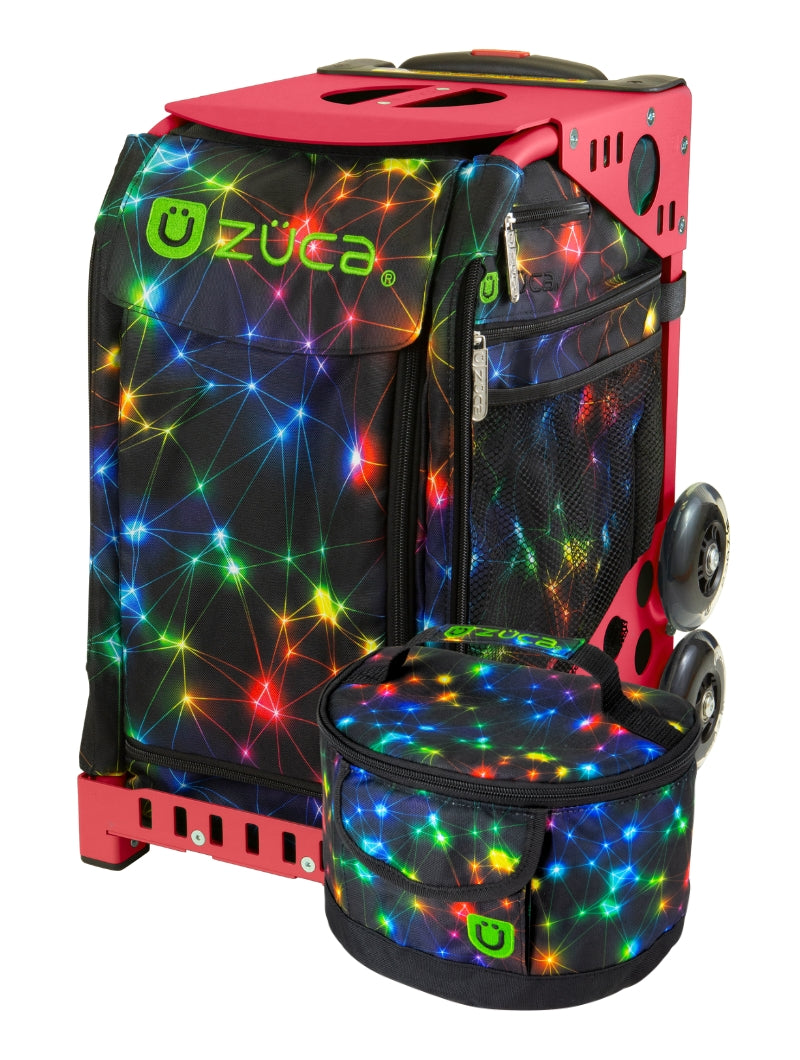 Neon Spark Sport + Lunchbox - Red_frame_flashing_wheels