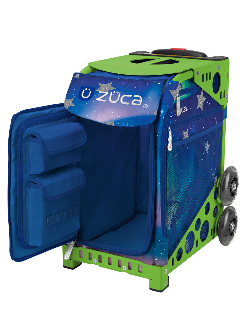 Aurora Sport - Green_frame_flashing_wheels