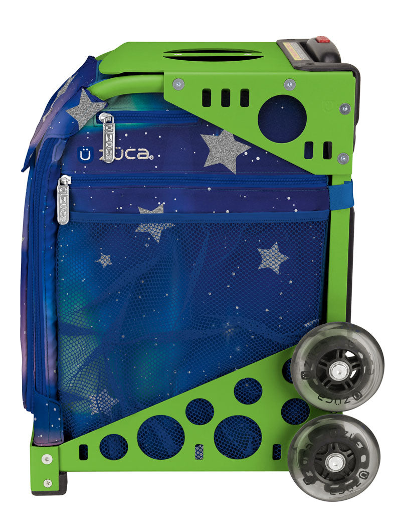 Aurora Sport - Green_frame_flashing_wheels