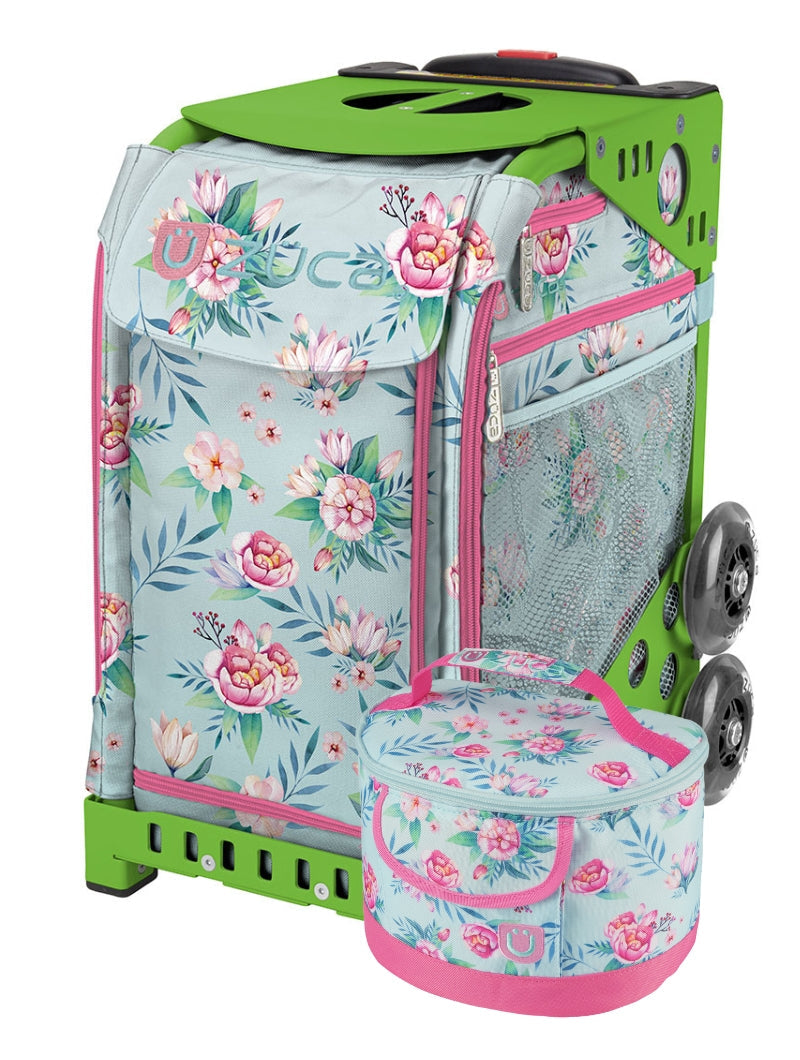 Blooms Sport + Lunchbox - Green_frame_flashing_wheels