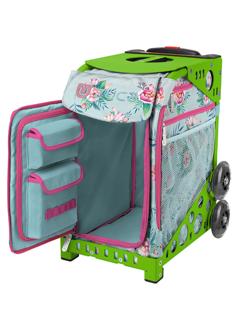 Blooms Sport + Lunchbox - Green_frame_flashing_wheels