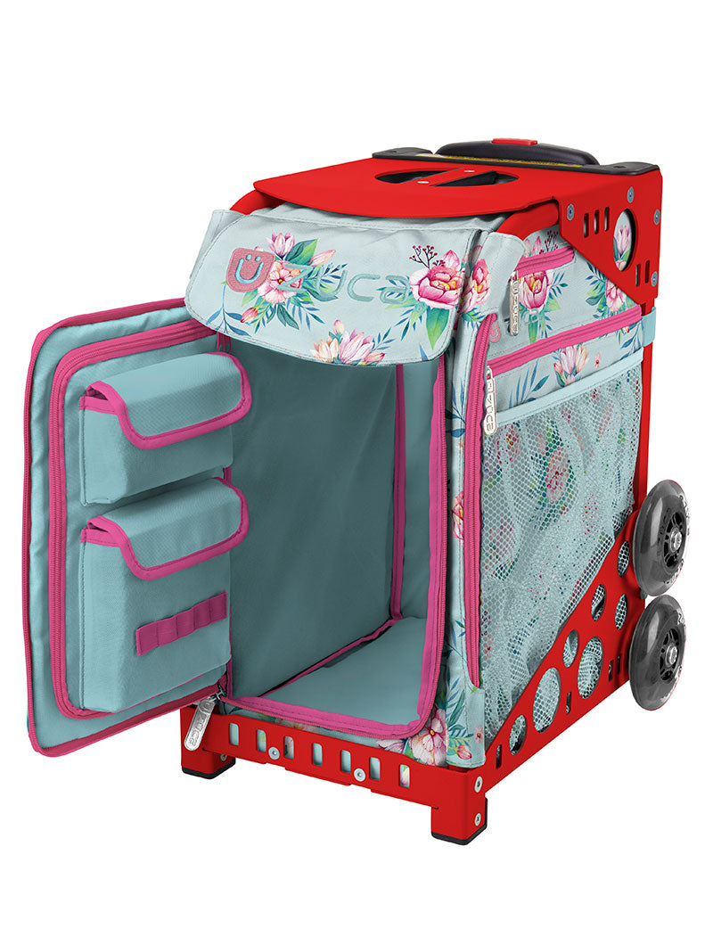 Blooms Sport + Lunchbox - Red_frame_flashing_wheels