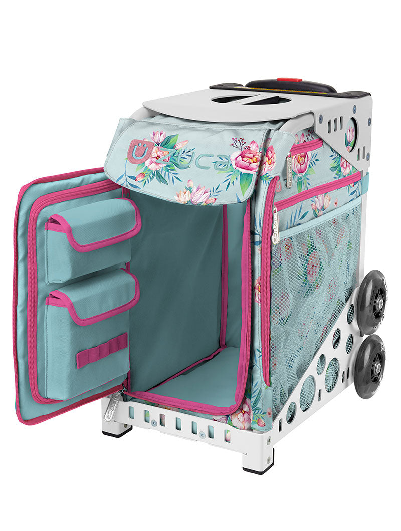 Blooms Sport + Lunchbox - White_frame_flashing_wheels