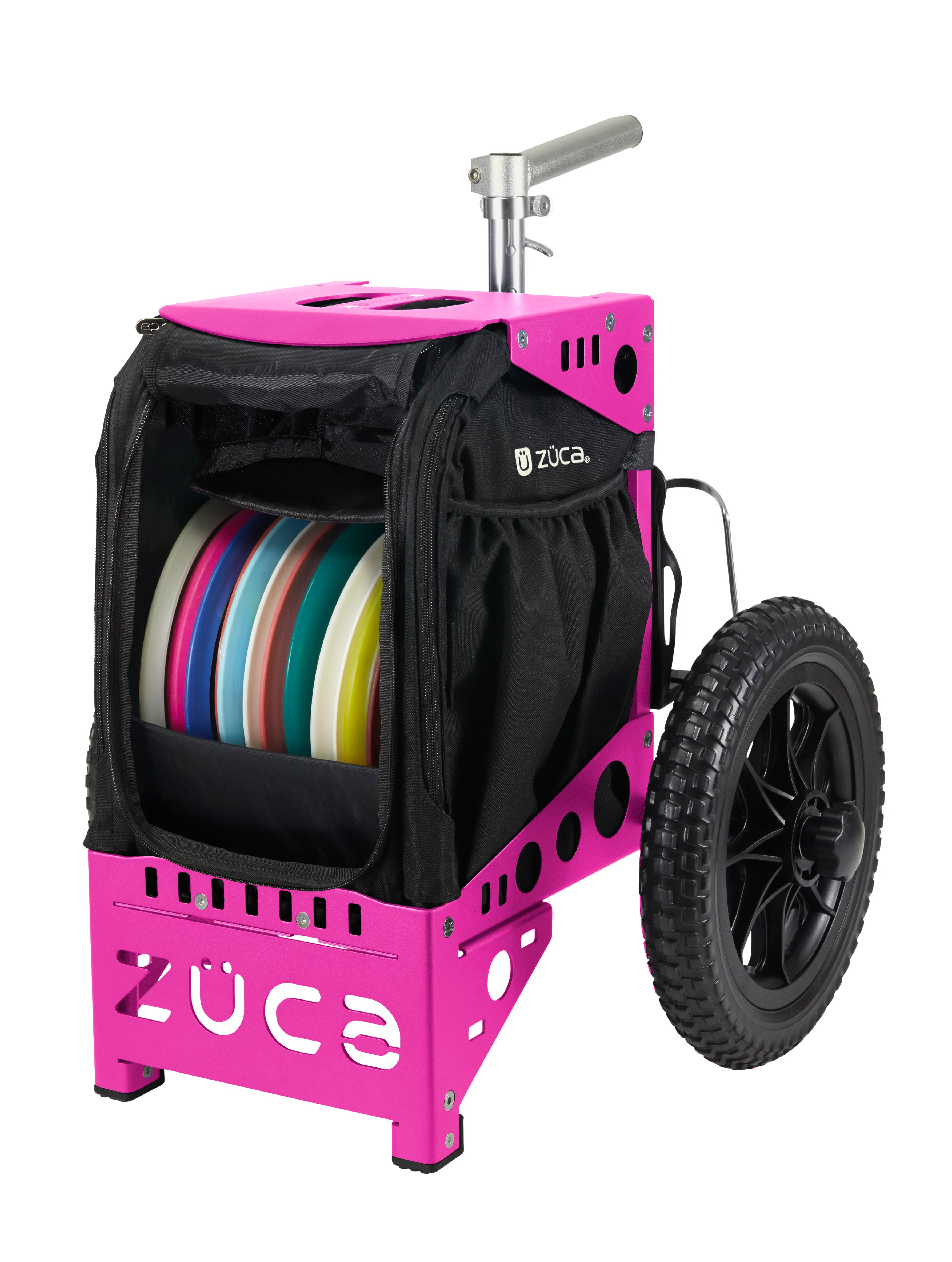 Compact Cart Black - neon pink
