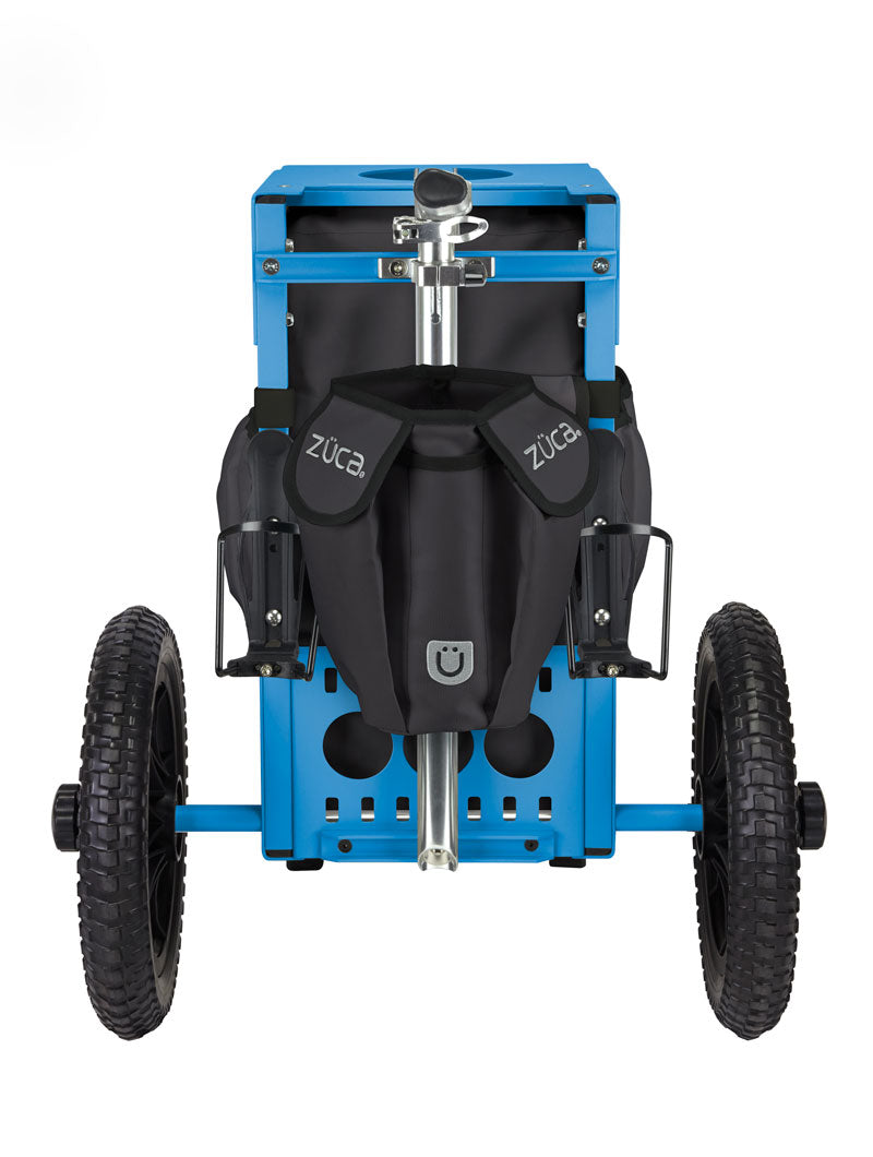 Disc Golf Cart Gunmetal/Blue Blue Bundle
