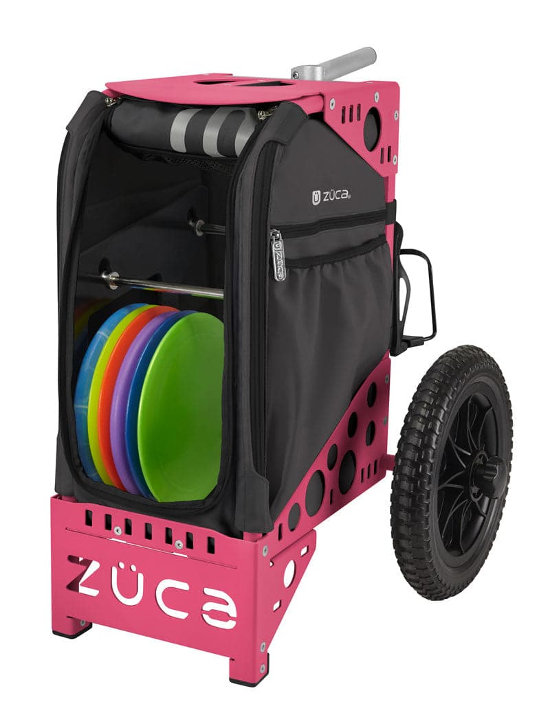 Disc Golf Cart Gunmetal - pink