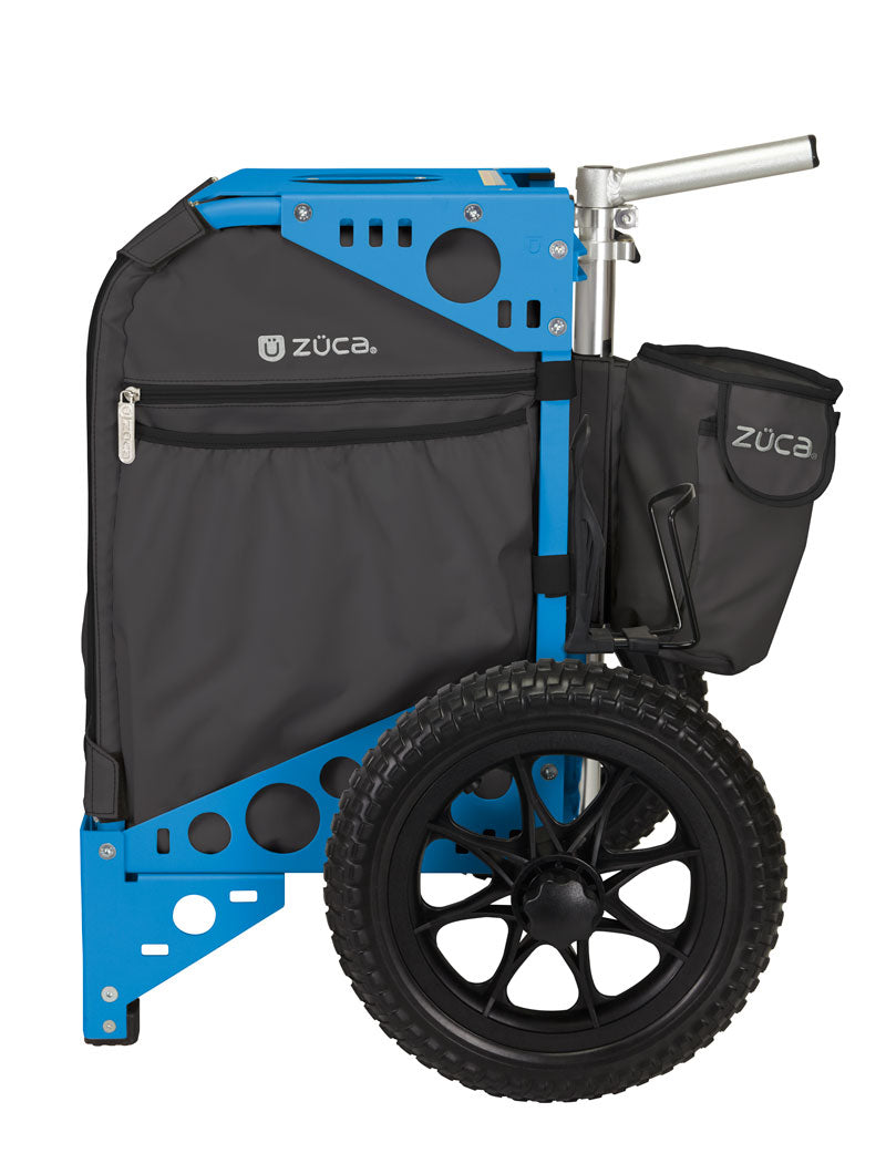 Disc Golf Cart Gunmetal/Blue Blue Bundle