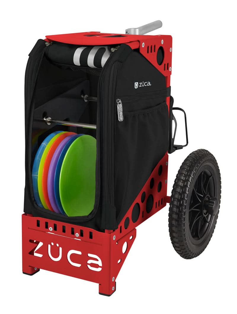 Disc Golf Cart Onyx - red